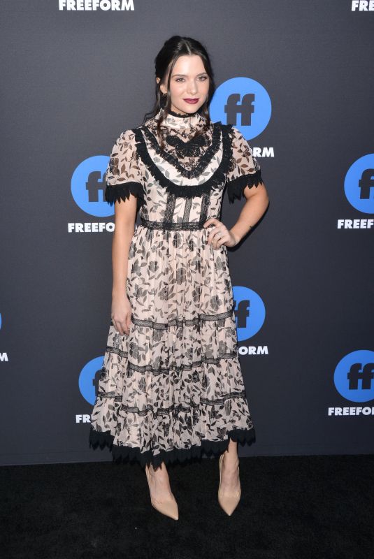 KATIE STEVENS at 2018 Freeform Summit in Hollywood 01/18/2018