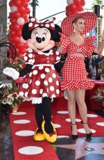 KATY PERRY at Minnie Mouse Honored with Star on Hollywood Walk of Fame Ceremony 01/22/2018