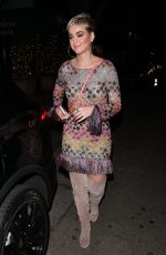 KATY PERRY Leaves Madeo Restaurant in West Hollywood 01/18/2018