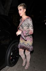 KATY PERRY Leaves Madeo Restaurant in West Hollywood 01/18/2018