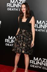 KAYA SCODELARIO at Maze Runner: The Death Cure Fan Screening in Los Angeles 01/18/2018