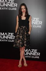 KAYA SCODELARIO at Maze Runner: The Death Cure Fan Screening in Los Angeles 01/18/2018