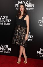 KAYA SCODELARIO at Maze Runner: The Death Cure Fan Screening in Los Angeles 01/18/2018