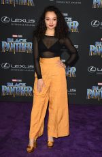 KAYLA MAISONET at Black Panther Premiere in Hollywood 01/29/2018