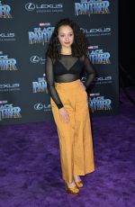 KAYLA MAISONET at Black Panther Premiere in Hollywood 01/29/2018