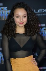 KAYLA MAISONET at Black Panther Premiere in Hollywood 01/29/2018