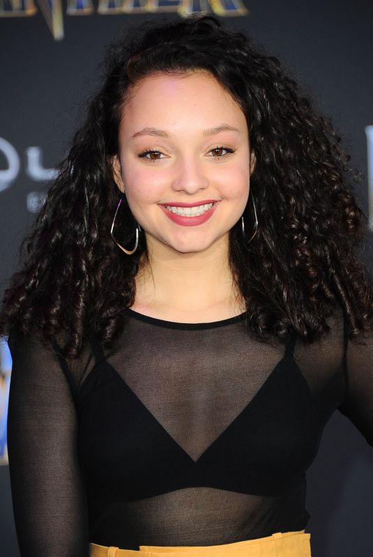 KAYLA MAISONET at Black Panther Premiere in Hollywood 01/29/2018