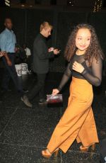 KAYLA MAISONET Leaves Black Panther Premiere in Hollywood 01/29/2018