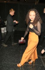KAYLA MAISONET Leaves Black Panther Premiere in Hollywood 01/29/2018
