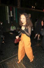 KAYLA MAISONET Leaves Black Panther Premiere in Hollywood 01/29/2018