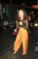 KAYLA MAISONET Leaves Black Panther Premiere in Hollywood 01/29/2018