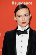 KEIRA KNIGHTLEY at Colette Premiere at Sundance Film Festival in Park City 01/20/2018