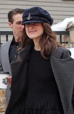 KEIRA KNIGHTLEY Out at Sundance Film Festival in Park City 01/21/2018