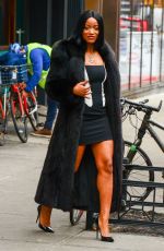 KEKE PALMER Out and About in New York 01/13/2018