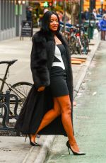 KEKE PALMER Out and About in New York 01/13/2018