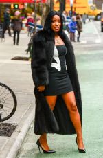 KEKE PALMER Out and About in New York 01/13/2018