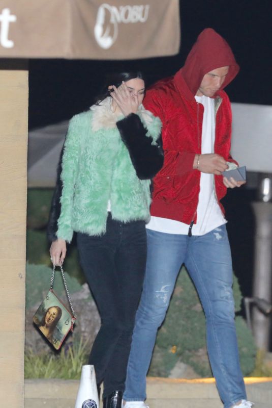 KENDALL JENNER and Blake Griffin Out for Dinner at Nobu in Nalibu 01/02/2018