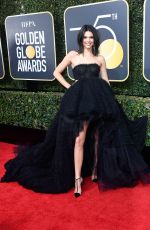 KENDALL JENNER at 75th Annual Golden Globe Awards in Beverly Hills 01/07/2018