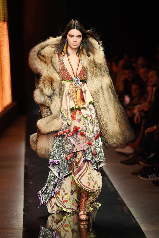 KENDALL JENNER at Dsquared2 Fashion Show in Milan Men
