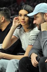 KENDALL JENNER at LA Clippers vs Boston Celtics Game in Los Angeles 01/24/2018