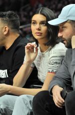 KENDALL JENNER at LA Clippers vs Boston Celtics Game in Los Angeles 01/24/2018