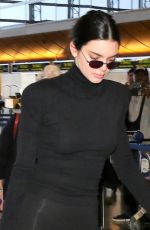 KENDALL JENNER at Los Angeles International Airport 01/12/2018