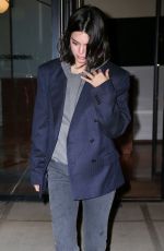 KENDALL JENNER Night Out in New York 01/27/2018