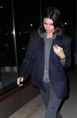 KENDALL JENNER Night Out in New York 01/27/2018