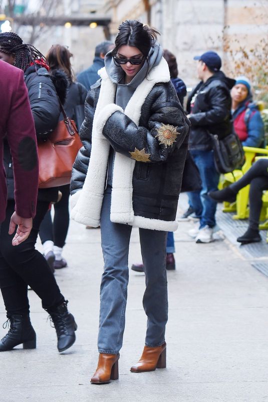 KENDALL JENNER Out for Lunch at Bubby’s Tribeca in New York 01/26/2018