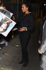 KERRY WASHINGTON Leaves Jimmy Kimmel Show in Los Angeles 01/30/2018