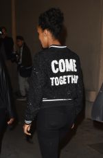 KERRY WASHINGTON Leaves Jimmy Kimmel Show in Los Angeles 01/30/2018