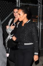 KERRY WASHINGTON Leaves Jimmy Kimmel Show in Los Angeles 01/30/2018