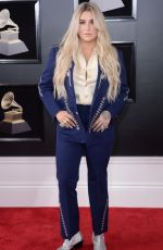 KESHA SEBERT at Grammy 2018 Awards in New York 01/28/2018