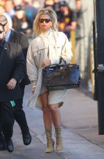 KHLOE KARDASHIAN Arrives at Jimmy Kimmel Live! in Hollywood 01/04/2018