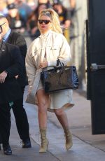 KHLOE KARDASHIAN Arrives at Jimmy Kimmel Live! in Hollywood 01/04/2018
