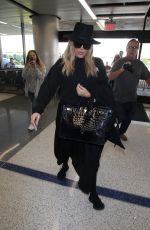 KHLOE KARDASHIAN at LAX Airport in Los Angeles 01/12/2018