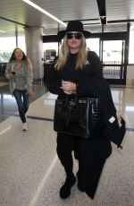 KHLOE KARDASHIAN at LAX Airport in Los Angeles 01/12/2018