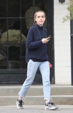 KIERNAN SHIPKA at a Hair Salon in Los Angeles 01/19/2018