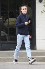KIERNAN SHIPKA at a Hair Salon in Los Angeles 01/19/2018
