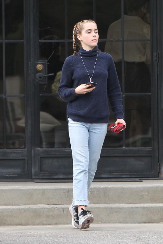 KIERNAN SHIPKA at a Hair Salon in Los Angeles 01/19/2018