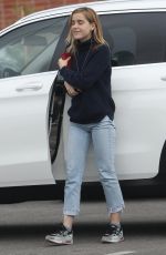 KIERNAN SHIPKA at a Hair Salon in Los Angeles 01/19/2018