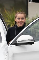 KIERNAN SHIPKA at a Hair Salon in Los Angeles 01/19/2018