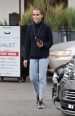 KIERNAN SHIPKA at a Hair Salon in Los Angeles 01/19/2018