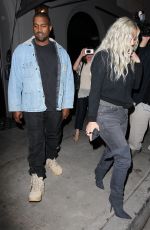 KIM KARDASHIAN and Kanye West Out in Los Angeles 01/12/2018