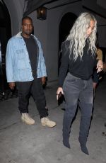 KIM KARDASHIAN and Kanye West Out in Los Angeles 01/12/2018