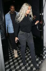 KIM KARDASHIAN and Kanye West Out in Los Angeles 01/12/2018
