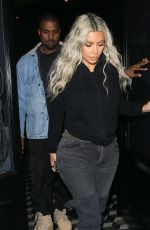KIM KARDASHIAN and Kanye West Out in Los Angeles 01/12/2018