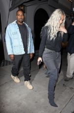KIM KARDASHIAN and Kanye West Out in Los Angeles 01/12/2018