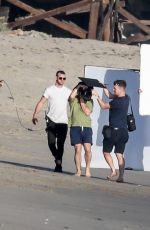 KIM KARDASHIAN on the Set of a Photoshoot at a Beach in Malibu 01/22/2018