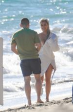 KIM KARDASHIAN on the Set of a Photoshoot at a Beach in Malibu 01/22/2018